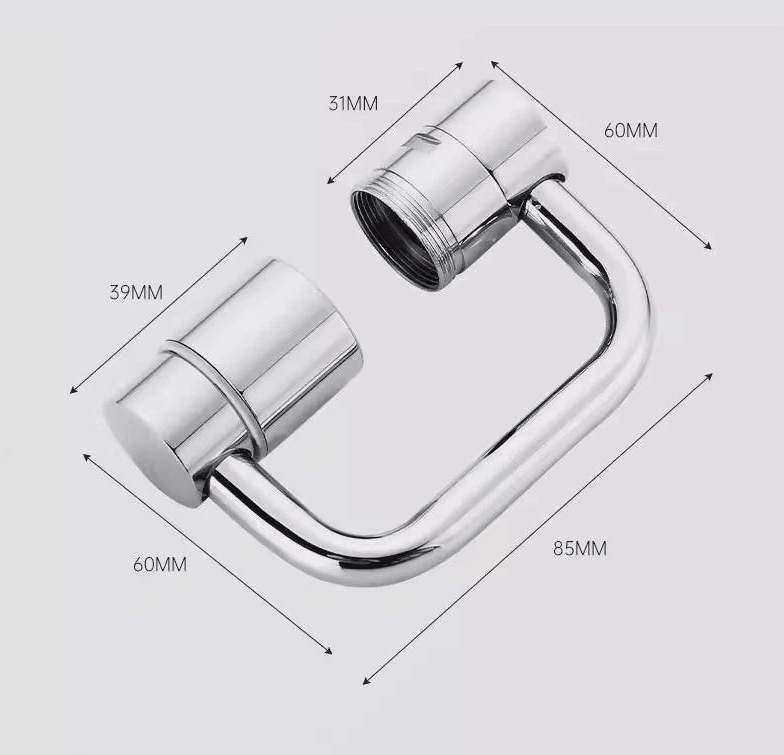 Natravor™ Upgrade Your Washing Routine -  TTZZ 1440° Rotatable Faucet Aerator Extension - For Effortless, All-Angle Control!
