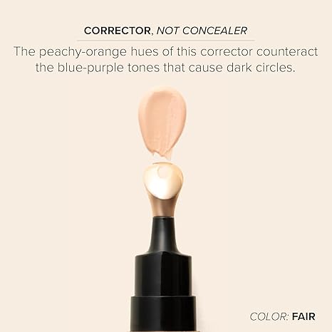 Natravor™ Luminous Eye Corrector SPF 41, Under Eye Color Corrector for Dark Circles, Anti-Aging Tinted Eye Cream, Hydrating Eye Serum with Peach Undertone FSA/HSA Eligible