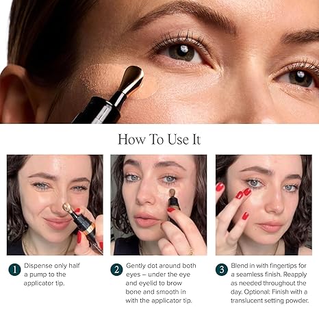 Natravor™ Luminous Eye Corrector SPF 41, Under Eye Color Corrector for Dark Circles, Anti-Aging Tinted Eye Cream, Hydrating Eye Serum with Peach Undertone FSA/HSA Eligible