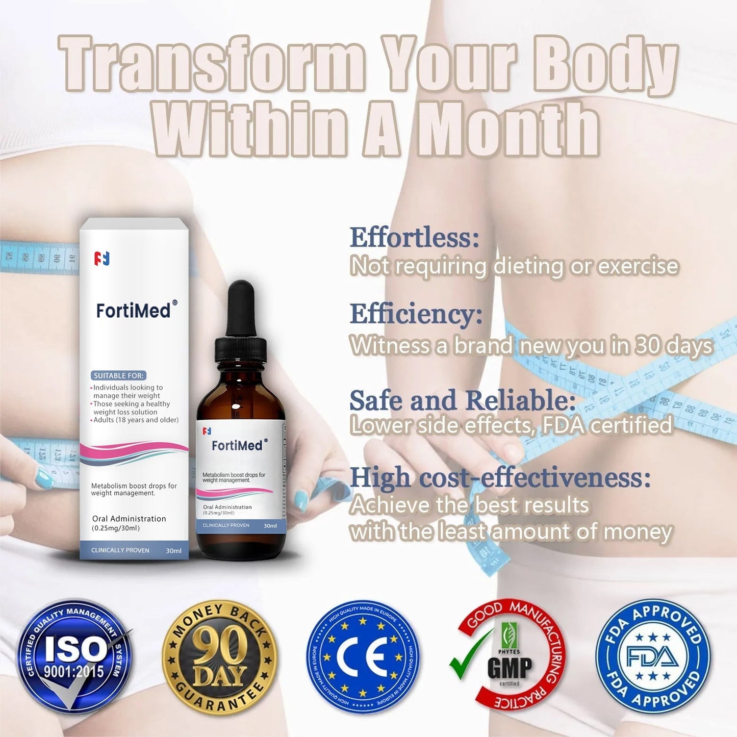 🔥Last Day: 50% Off; 90-Day Free Returns ✨FortiMed® Metabolic Boost Vitamin Drops