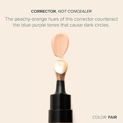 Natravor™ Luminous Eye Corrector SPF 41, Under Eye Color Corrector for Dark Circles, Anti-Aging Tinted Eye Cream, Hydrating Eye Serum with Peach Undertone FSA/HSA Eligible