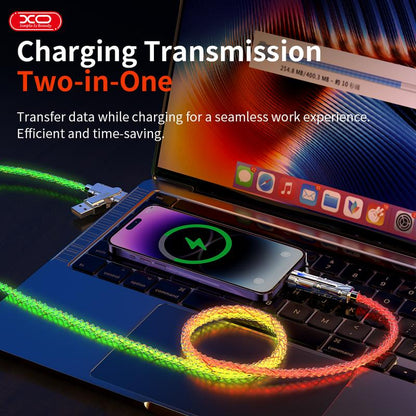 🔥Last Day 49% OFF🔥🎁Four-in-One Colorful lights Data Cable